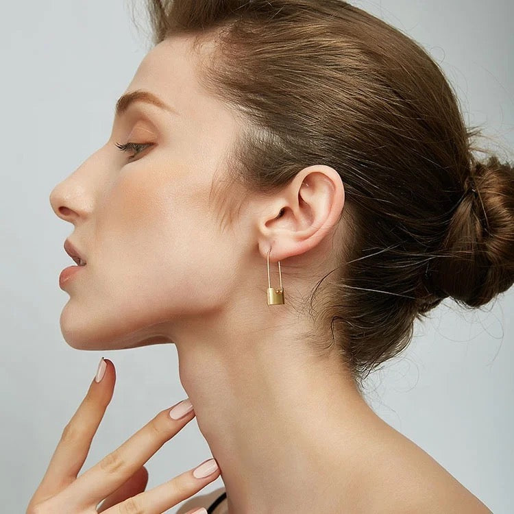 Luxe Lock Earrings