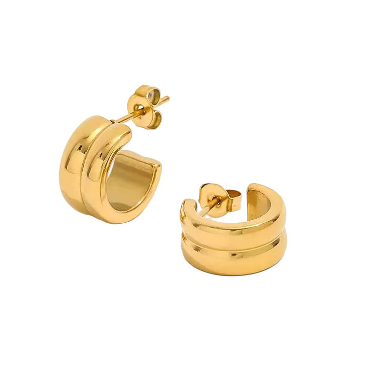 Stacked Luxe Hoops