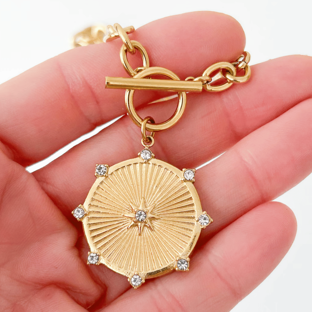 Soleia Medallion Necklace