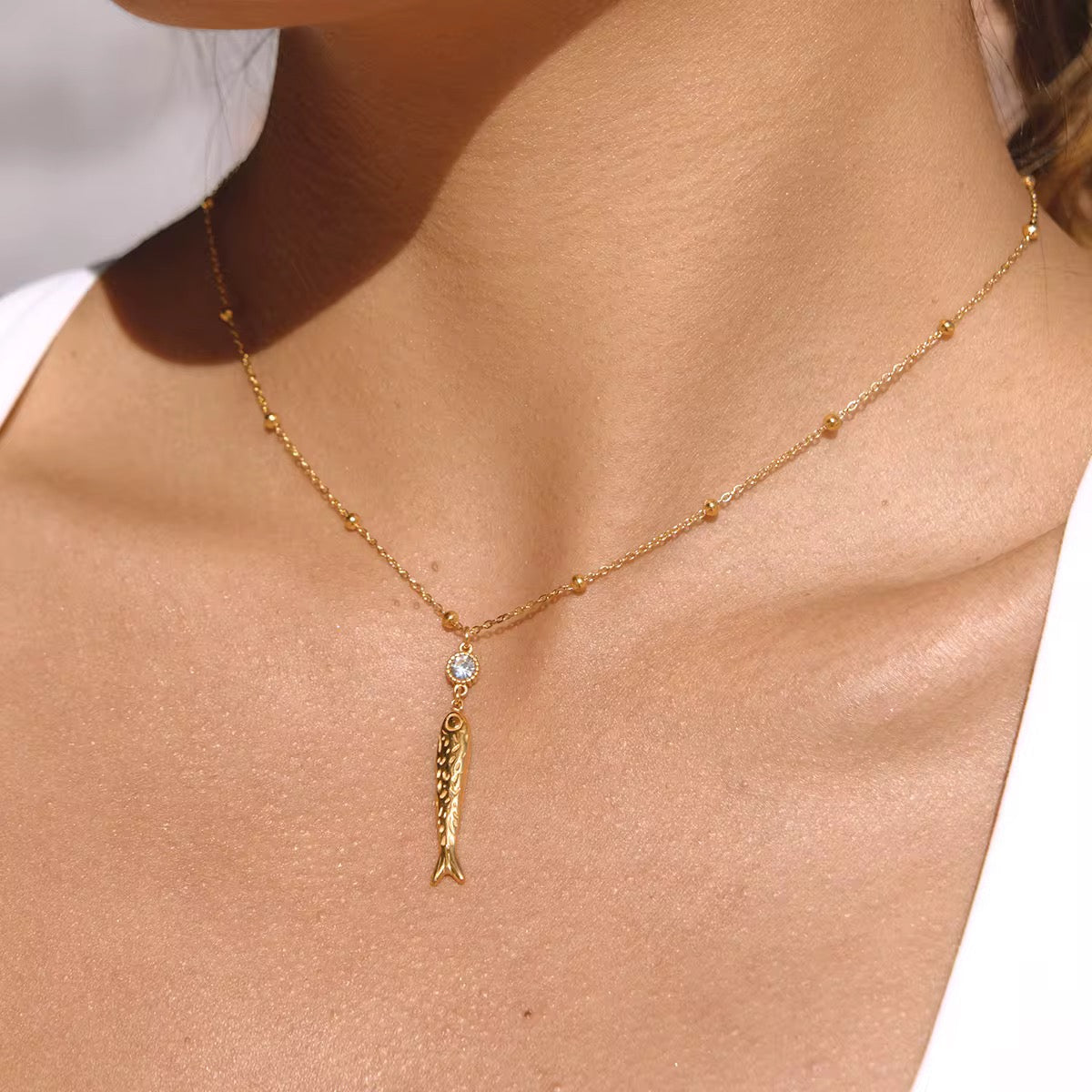 Golden Catch Necklace