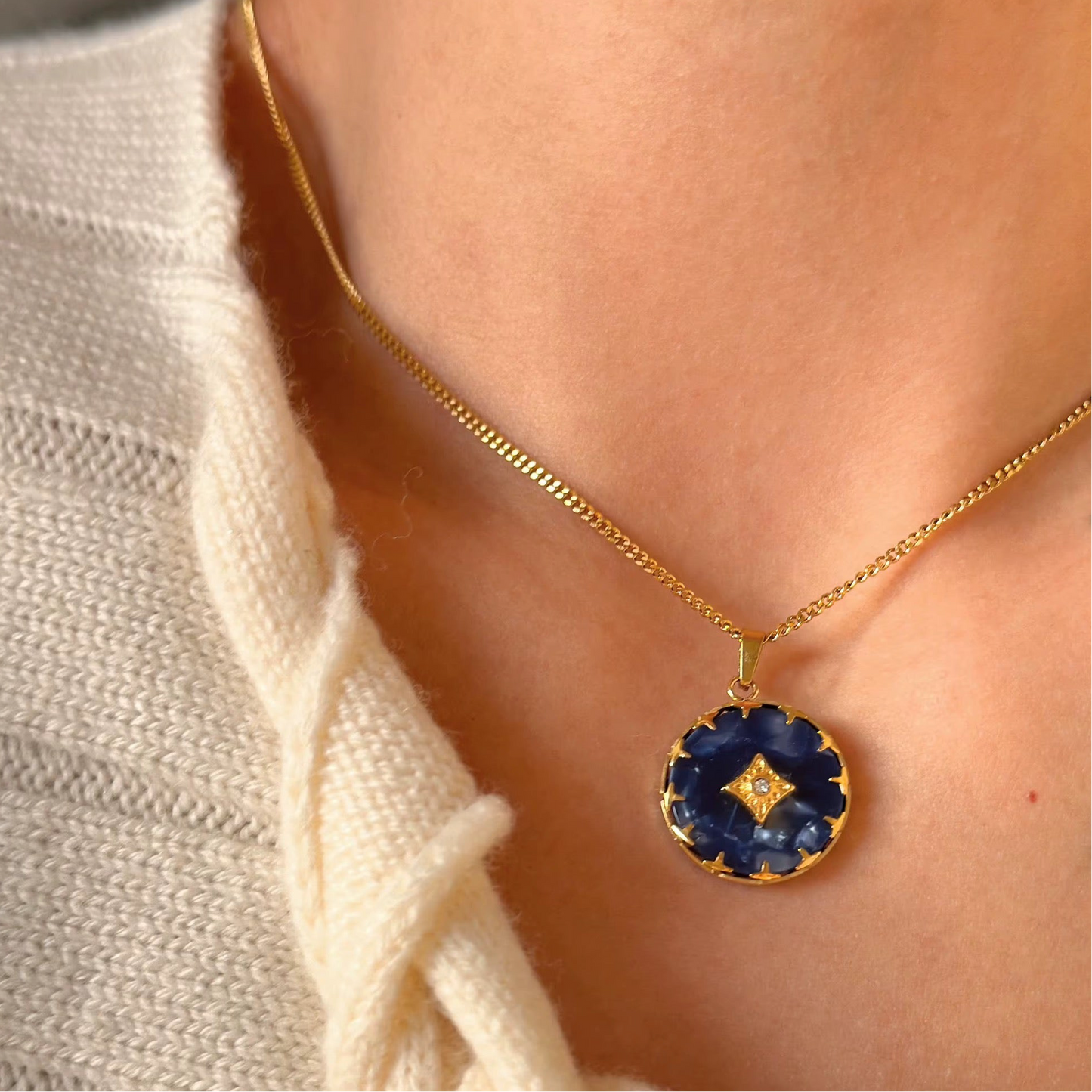 Eliska Medallion Necklace