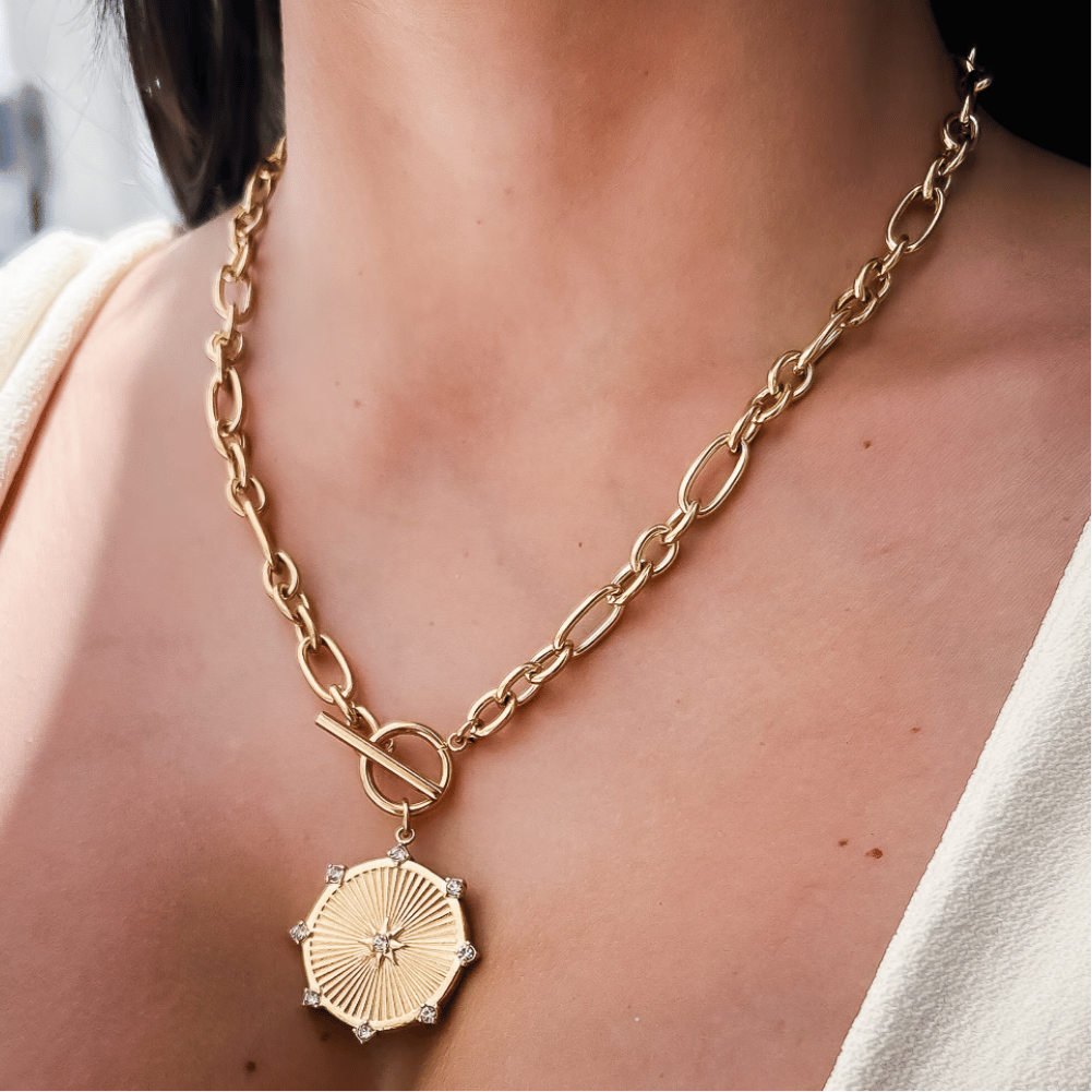 Soleia Medallion Necklace