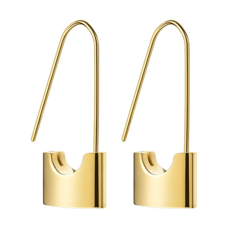 Luxe Lock Earrings