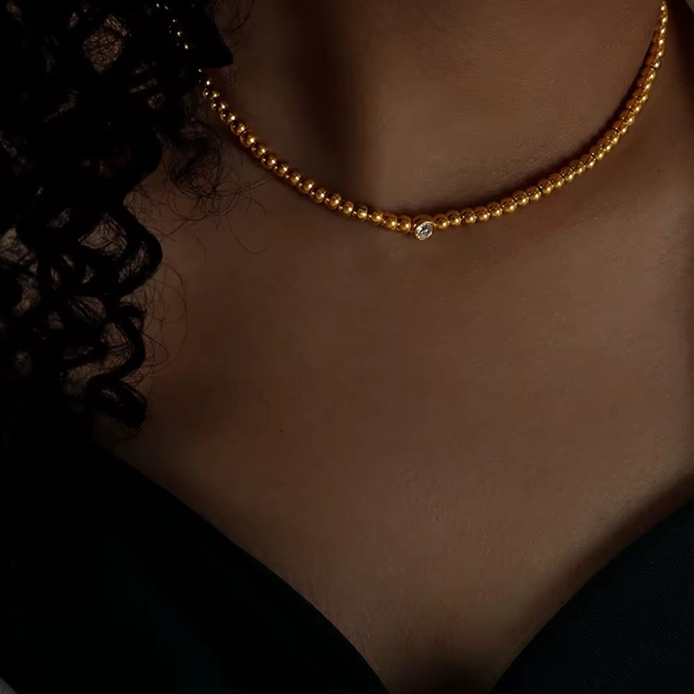 Luna Bead Choker