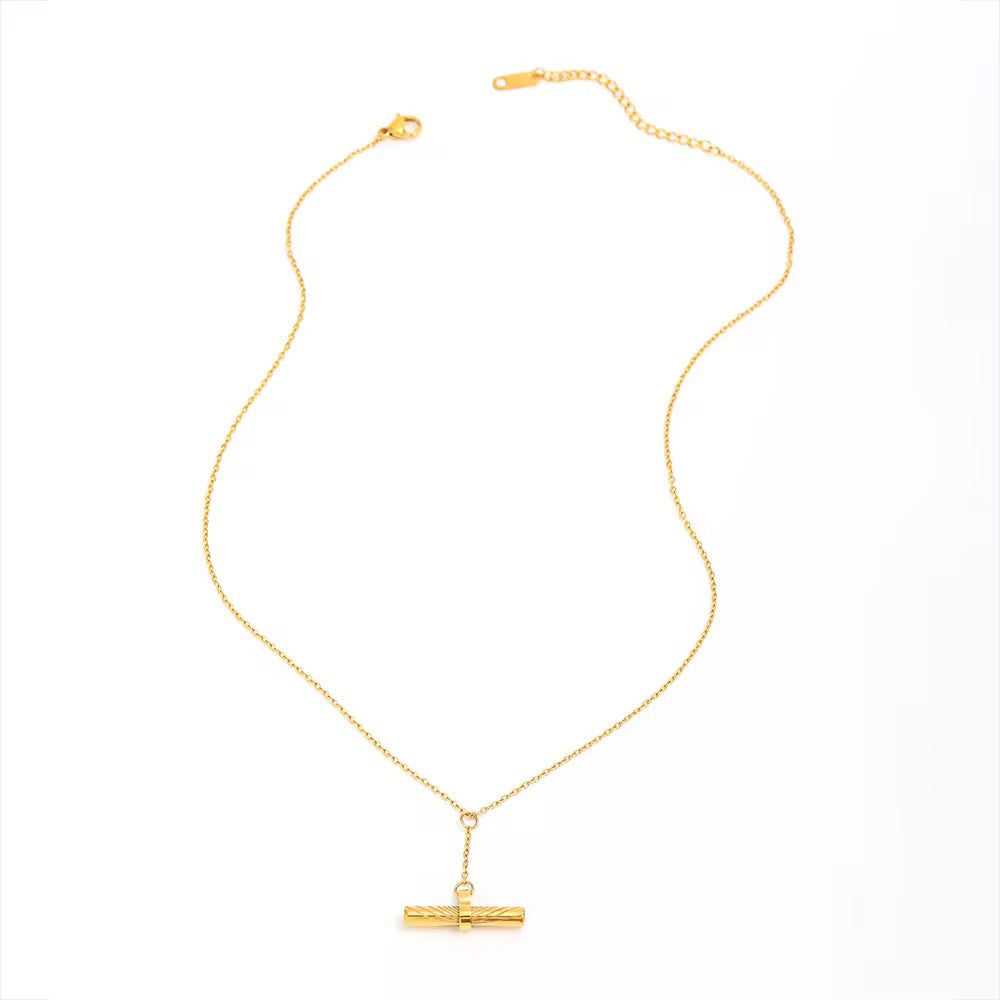 Deana Drop Link Necklace