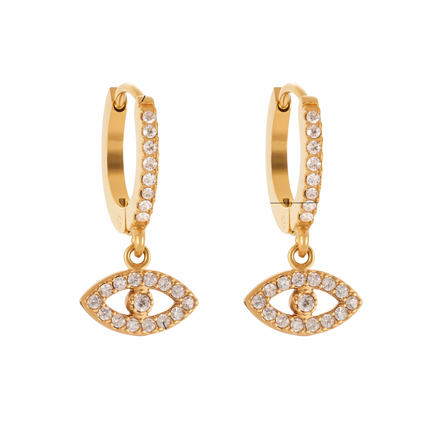 Veora Evil Eye Hoops