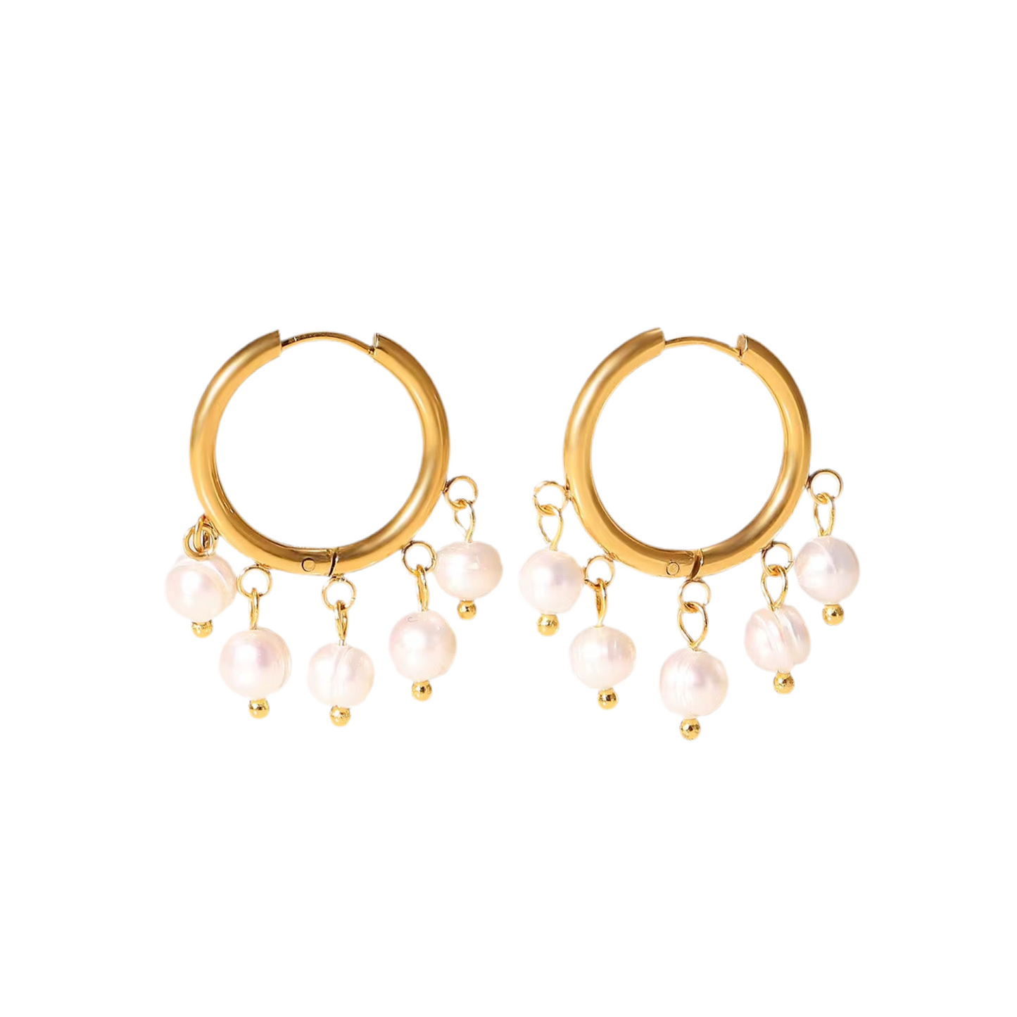 Paloma Pearl Hoops