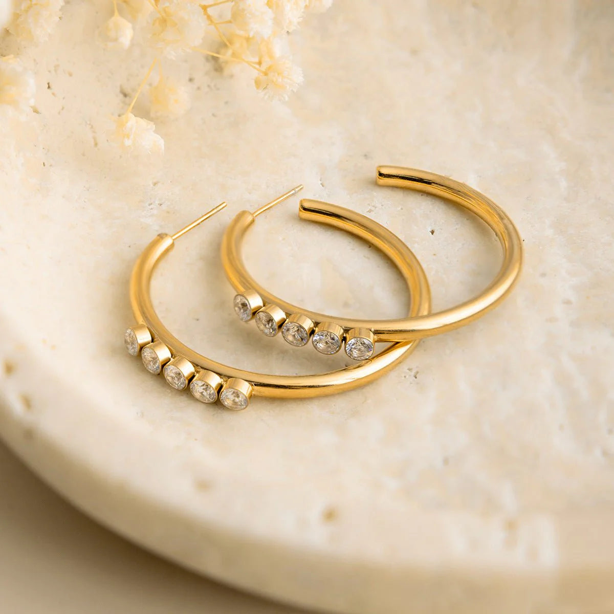 The Capri Pavé Hoops
