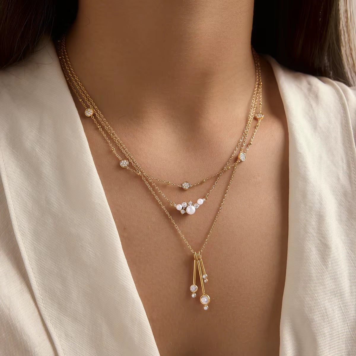 Celestia Drop Necklace
