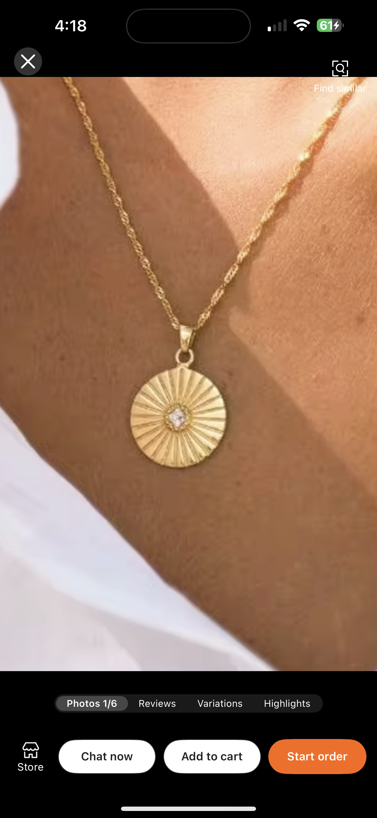 Sunburst Glow Medallion