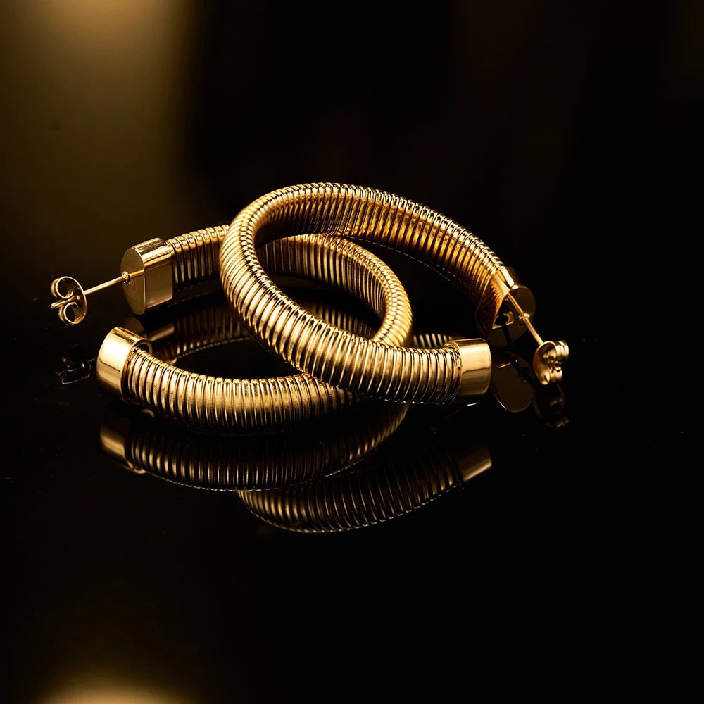 Lily Snake Chain Earrings