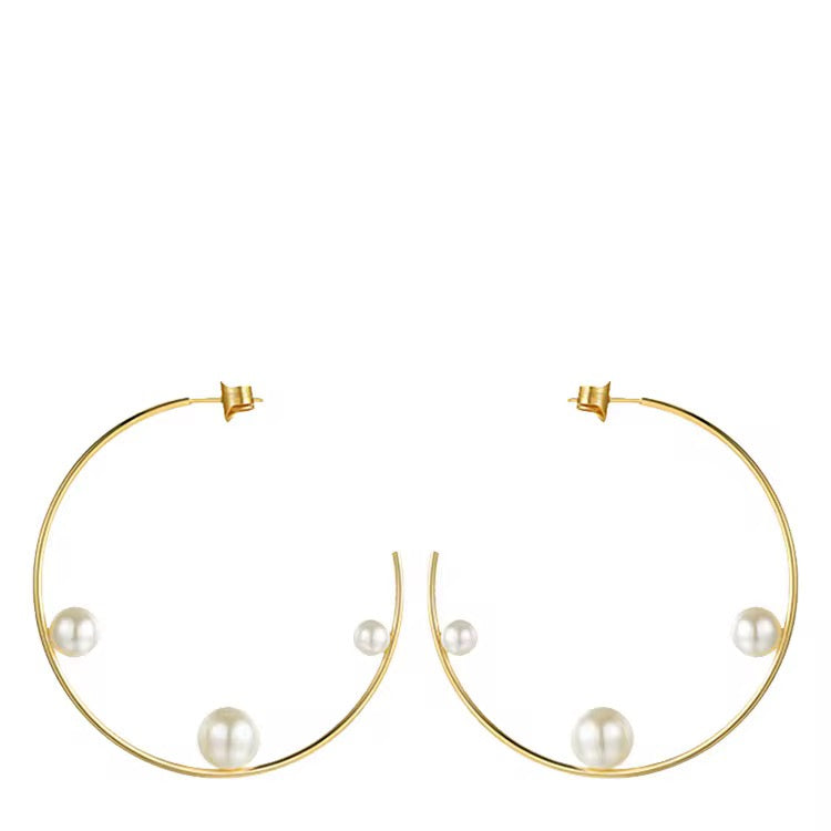 Alanis Pearl Hoops