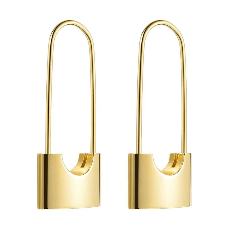 Luxe Lock Earrings