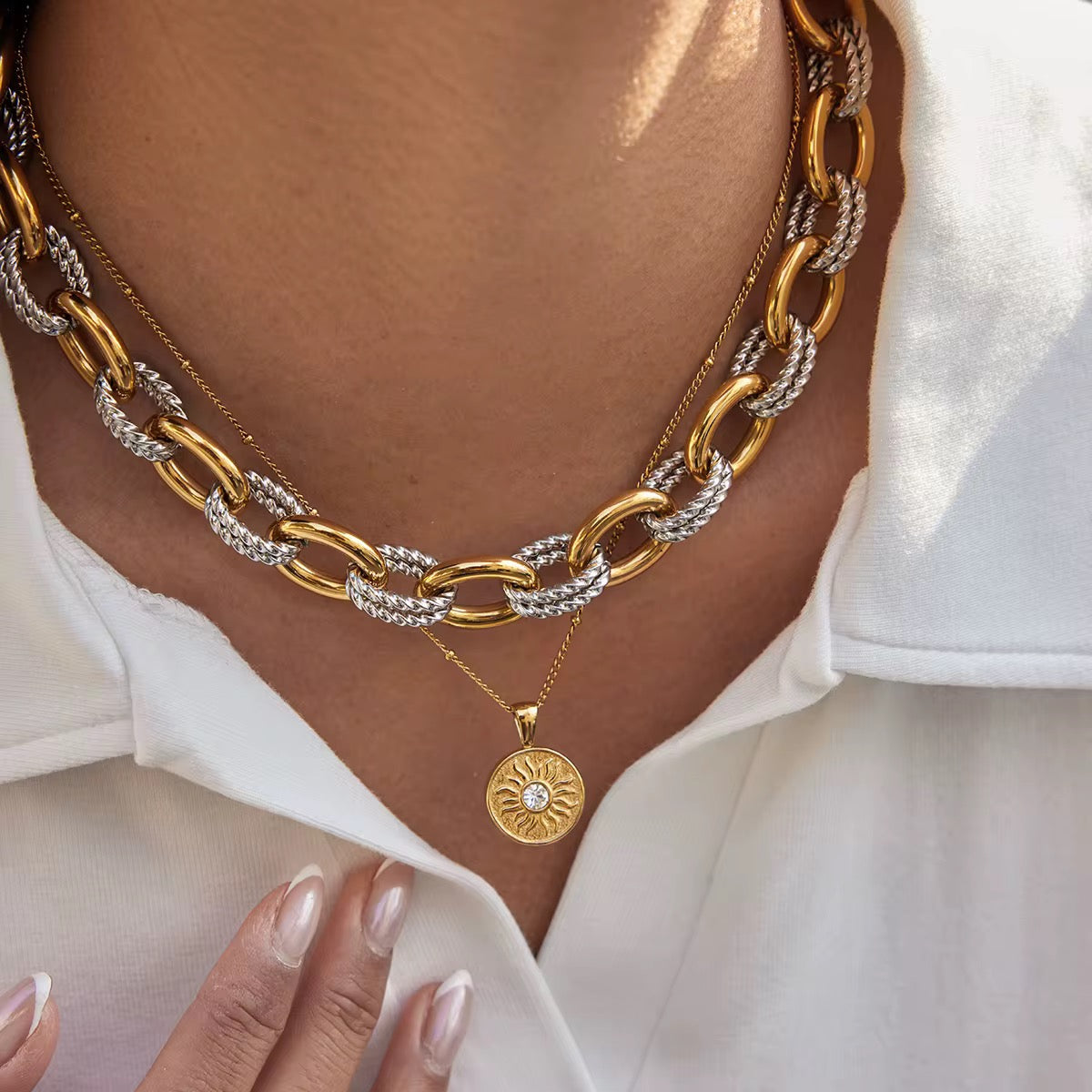 Sun & Moon Within Necklace