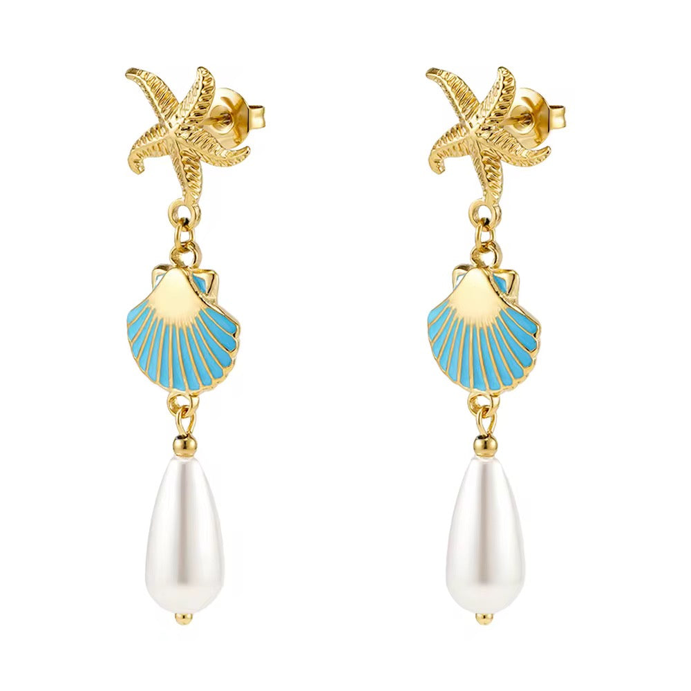 Seastar Drop Earrings