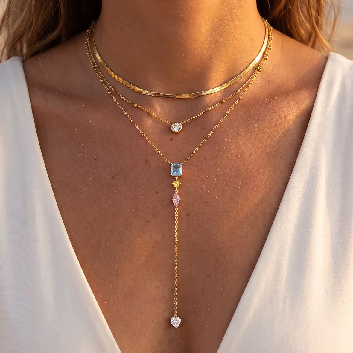 Love in Color Lariat Necklace