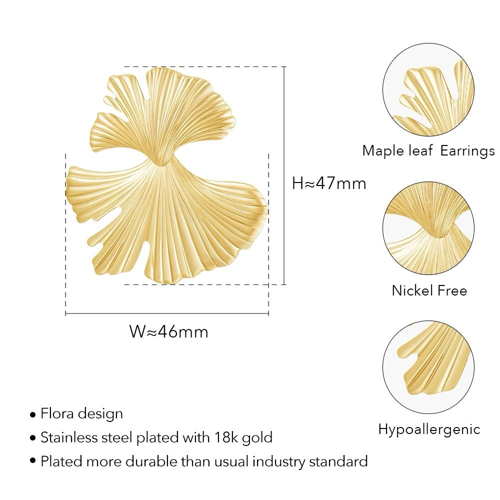 FEUILLE EARRINGS