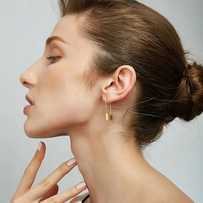 Luxe Lock Earrings