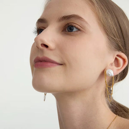 Jenay Pearl Cascade Earrings