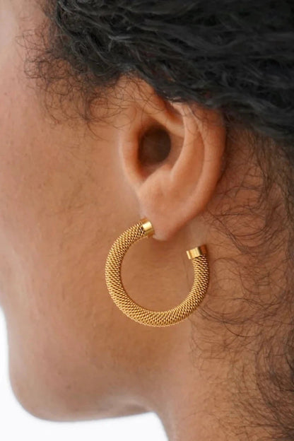 Tidal Twist Hoops