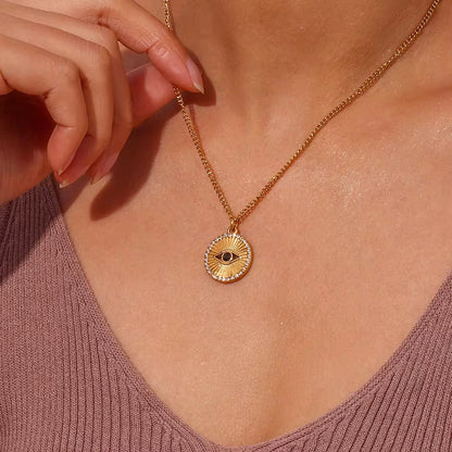 Mystic Eye Pendant Necklace