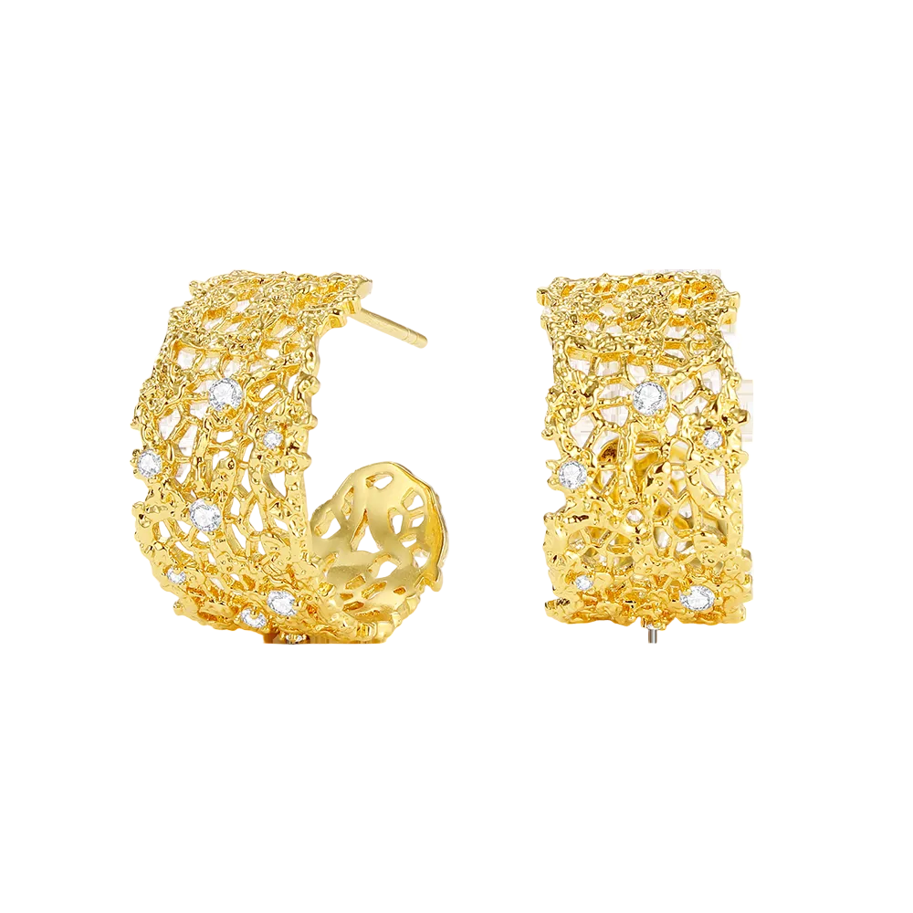 Valencia Lace Hoops