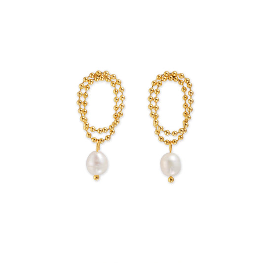 Gianna Beaded Pearl Drops