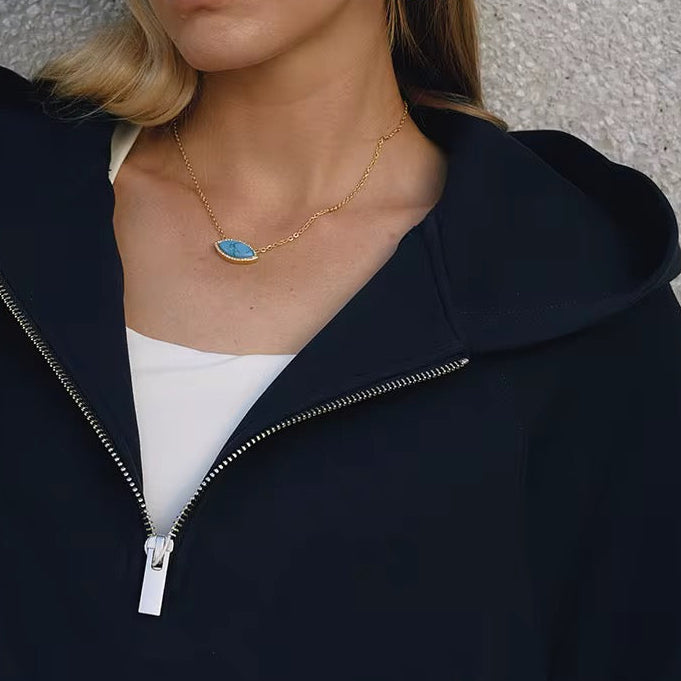 Azure Eye Pendant Necklace