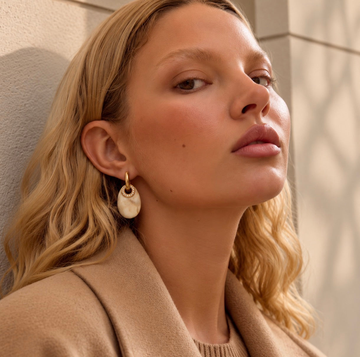 Ivory Aura Earrings
