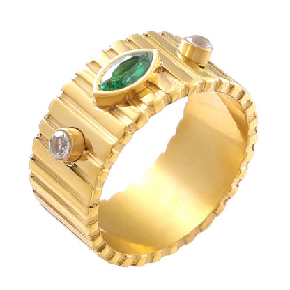 Amani Emerald Trio Ring