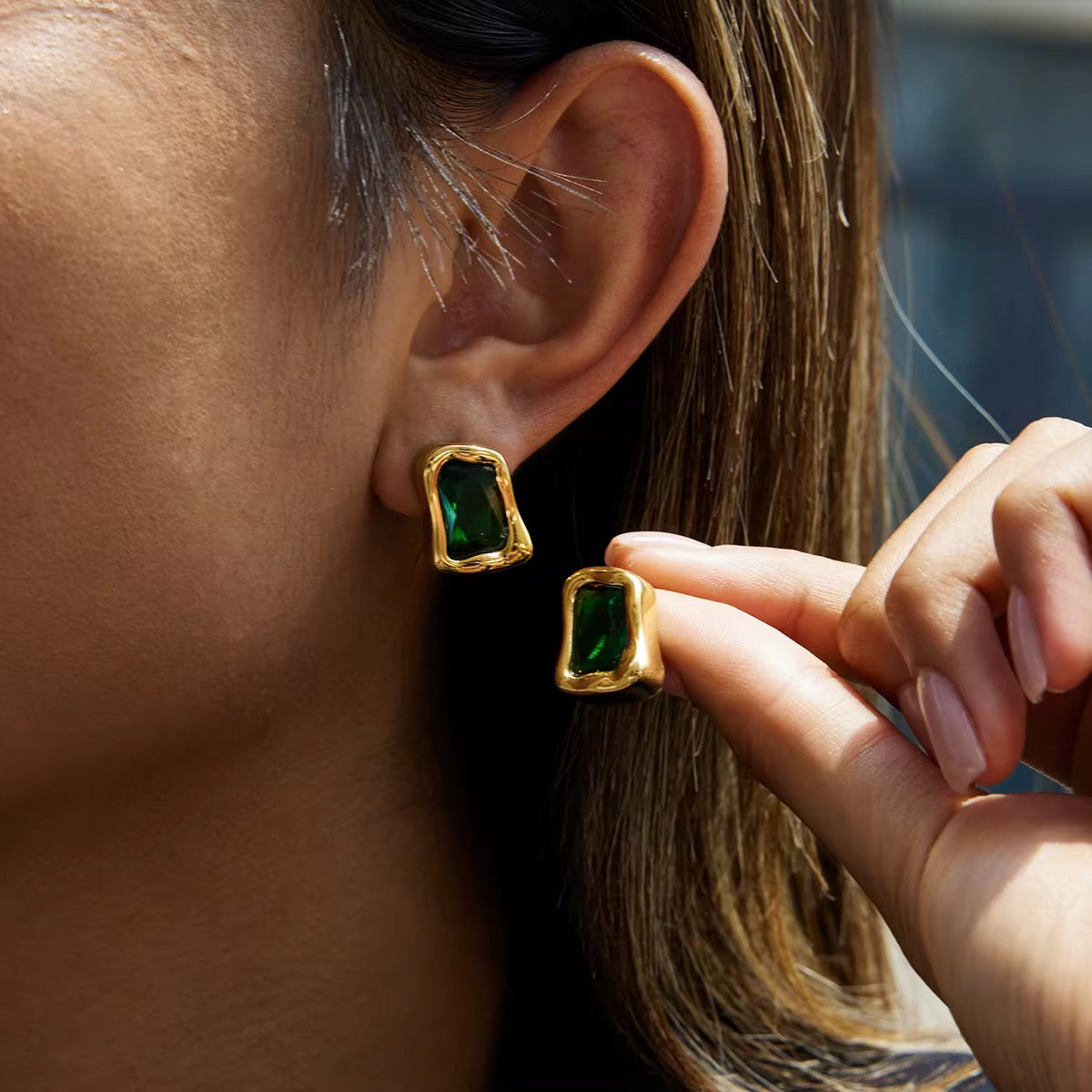 Emerald Empire Studs