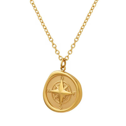 North Star Compass Necklace