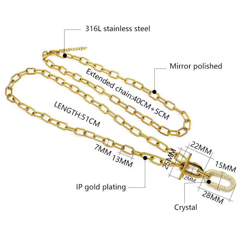 Elowen Link Necklace