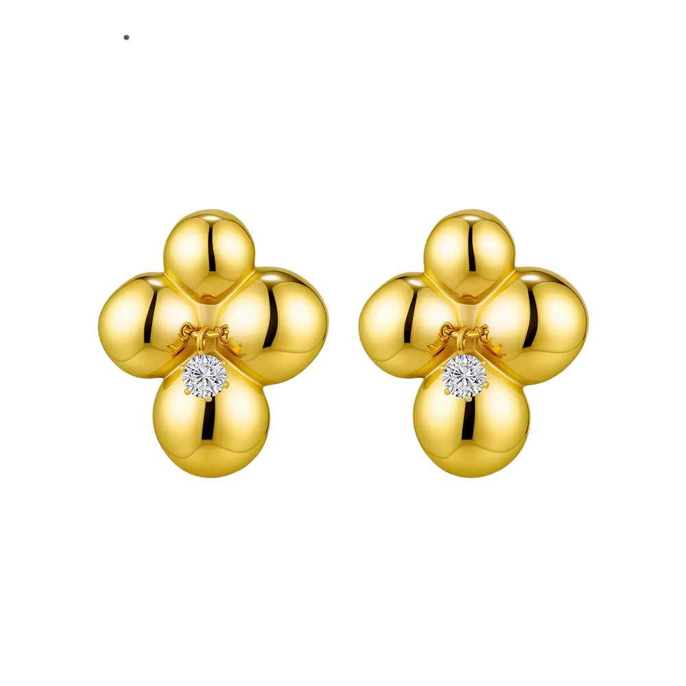 Karissa Clover Studs