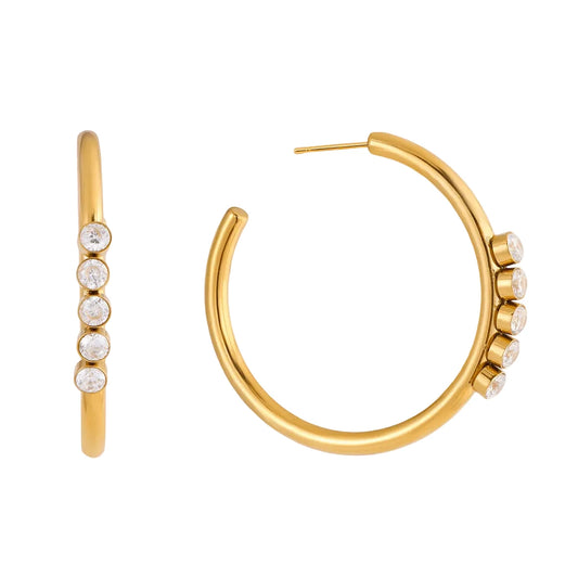 The Capri Pavé Hoops
