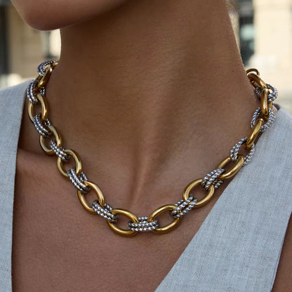 Ena Statement Link Necklace