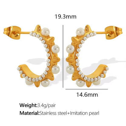 Maris Pearl Hoops