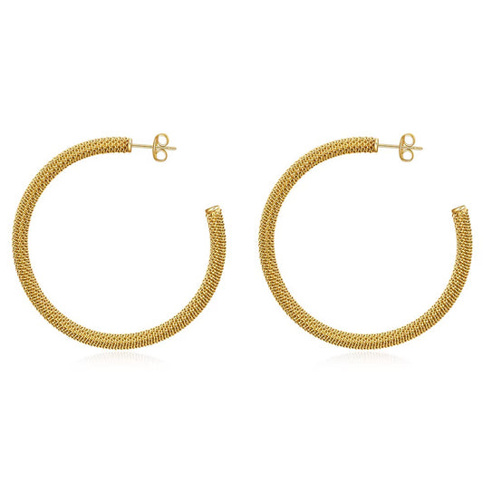 Golden Current Hoops