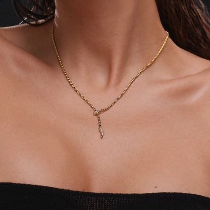 Bianca Lariat Necklace