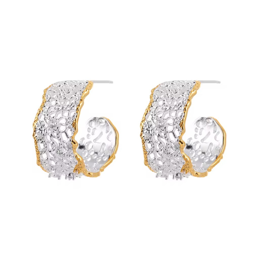 Valencia Lace Hoops