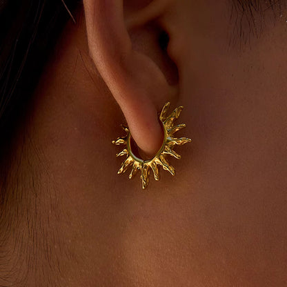 Solstice Sun Hoops