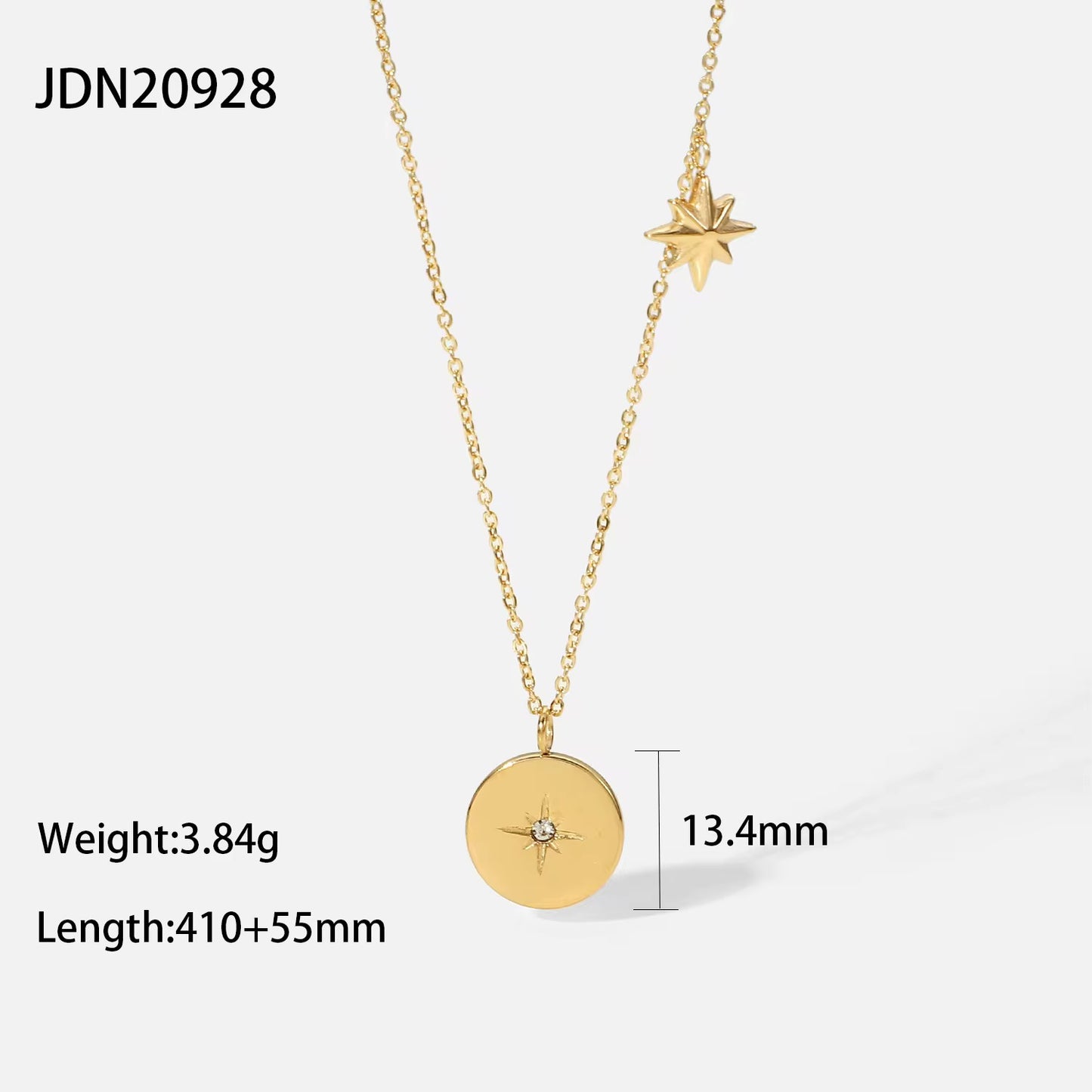North Star Medallion Necklace