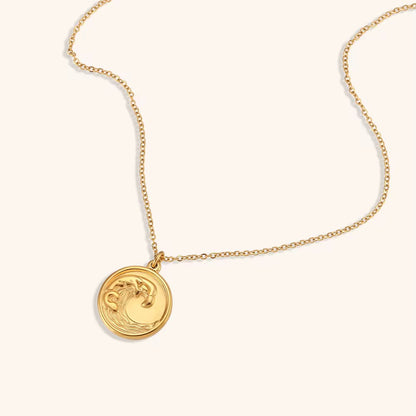 Crest Medallion Necklace