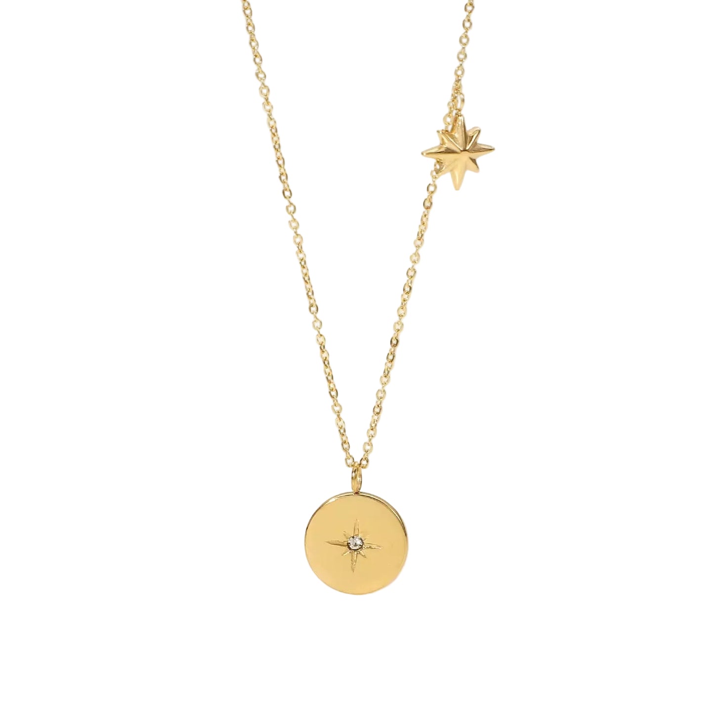 North Star Medallion Necklace