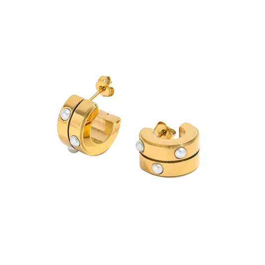 Monaco Stud Hoops