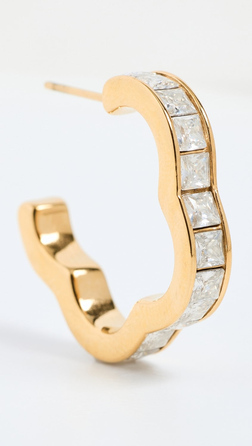 Luxe Wave Hoops
