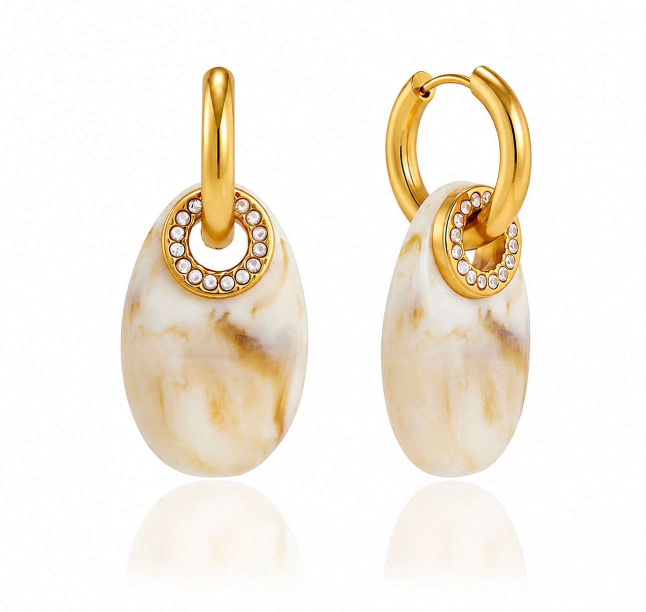 Ivory Aura Earrings