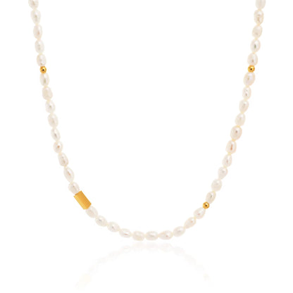 Pearl Bar Necklace