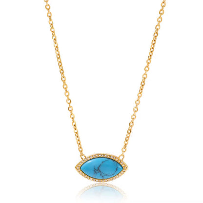 Azure Eye Pendant Necklace