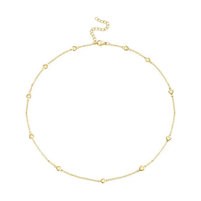 Golden Heartline Necklace